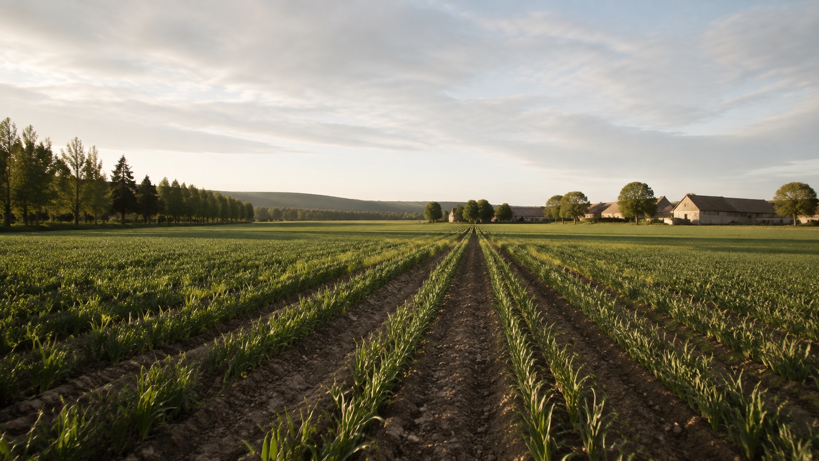 Cultures agricoles et bâtiments d’exploitation